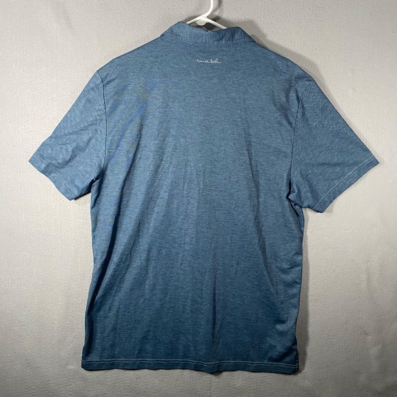 Travis Mathew Blue Golf Polo Shirt Kokopelli Club Embroidery Mens Size XL - Picture 7 of 7